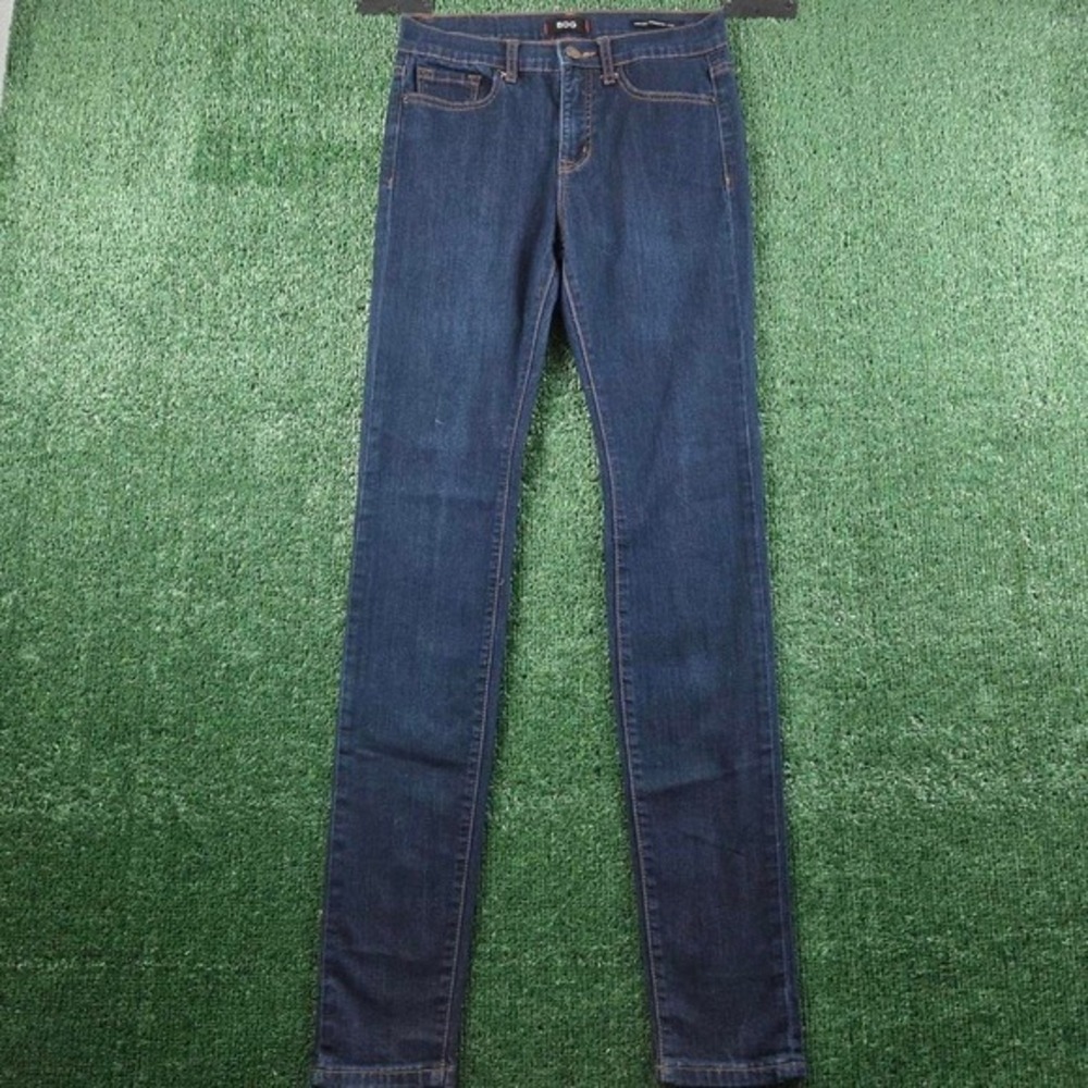 BDG High Rise Cigarette Long Jeans Dark Wash‎ Slim Denim 28w 34L Womens